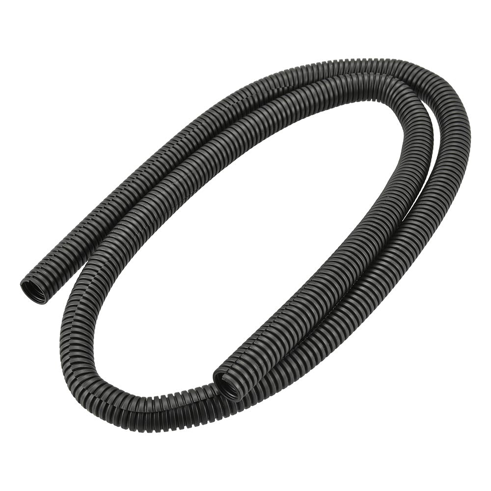 コルゲートチューブ(難燃性PP/内径10.6mm×1m/黒)_09-1878_DZ-CT10_OHM(オーム電機)